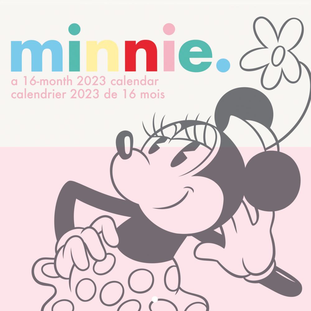 Trends International Minnie Mouse 2023 Wall Calendar (FRENCH)