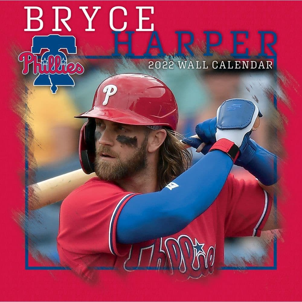MLB Bryce Harper Phillies 2022 Wall Calendar