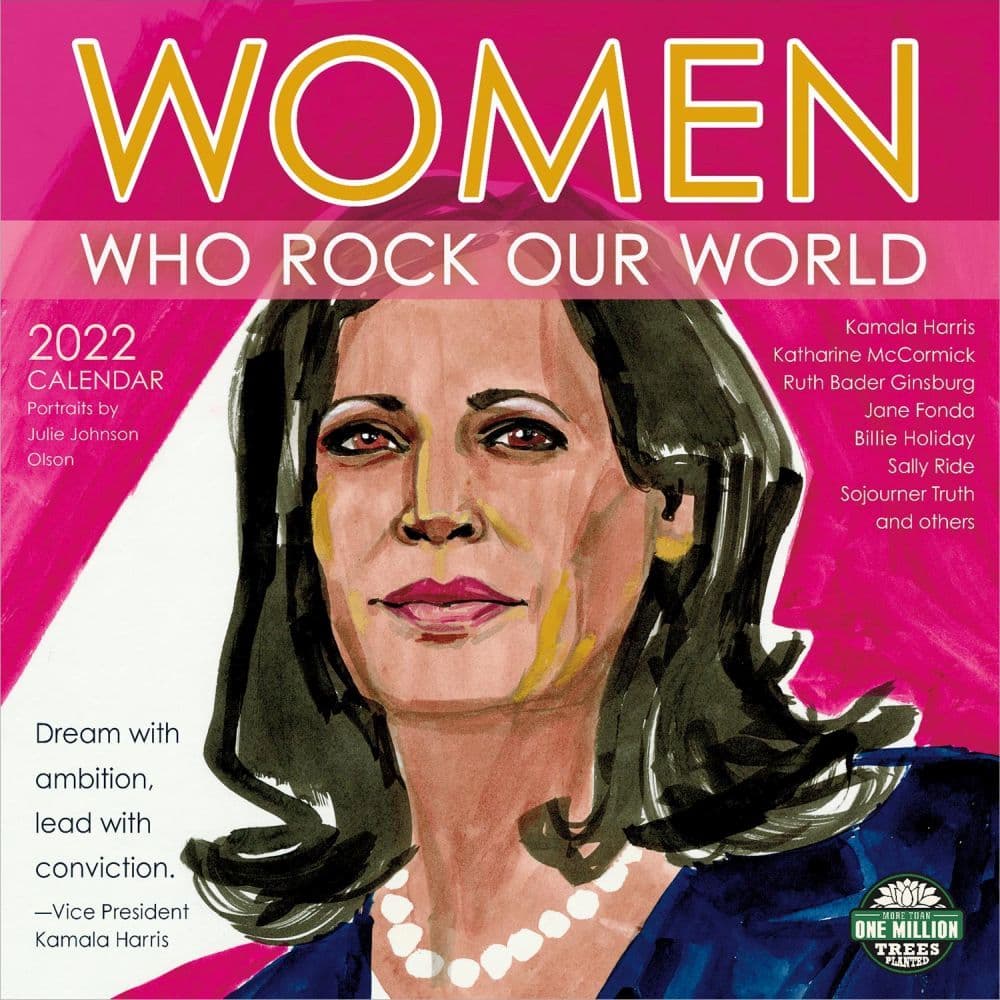 Women Who Rock Our World 2022 Wall Calendar