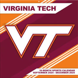 Virginia Tech Hokies 2025 Wall Calendar