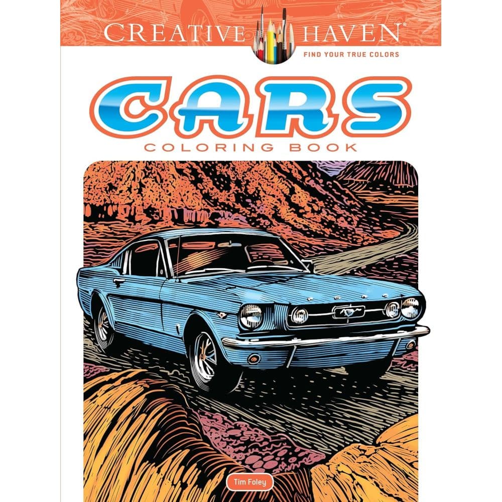 image Creative Haven Cars Coloring Book