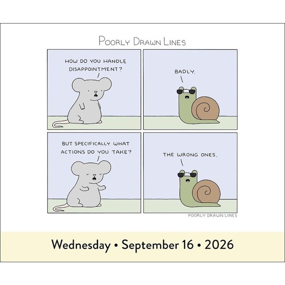 Poorly Drawn Lines 2026 Desk Calendar Second Alternate Image