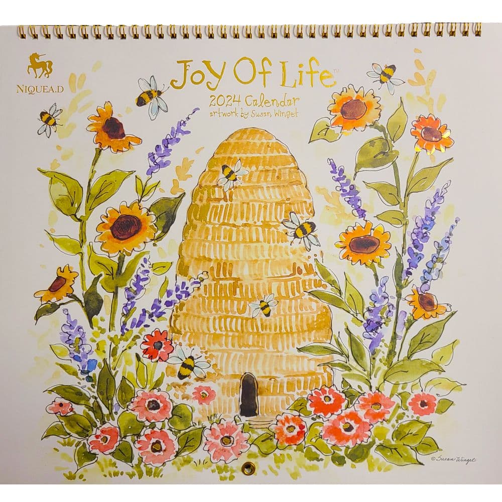 Joy Of Life Spiral 2024 Wall Calendar