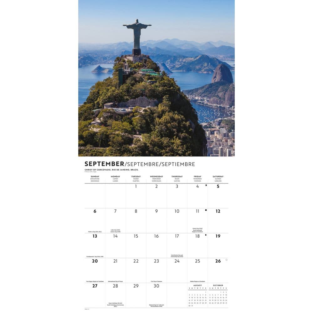 Passport to the World 2026 Wall Calendar Third Alternate Image