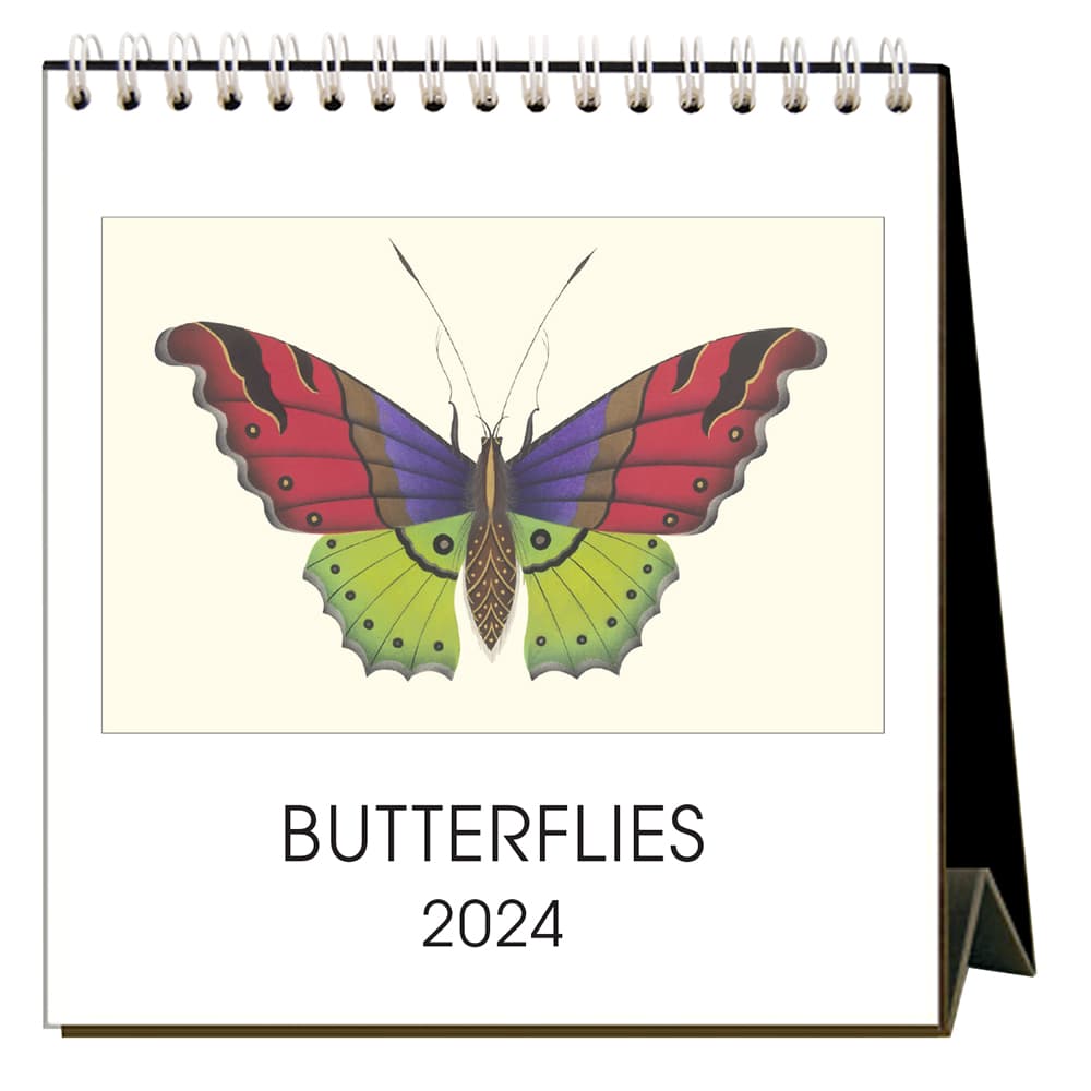 Butterflies 2024 Easel Desk Calendar Main Product Image width=&quot;1000&quot; height=&quot;1000&quot;