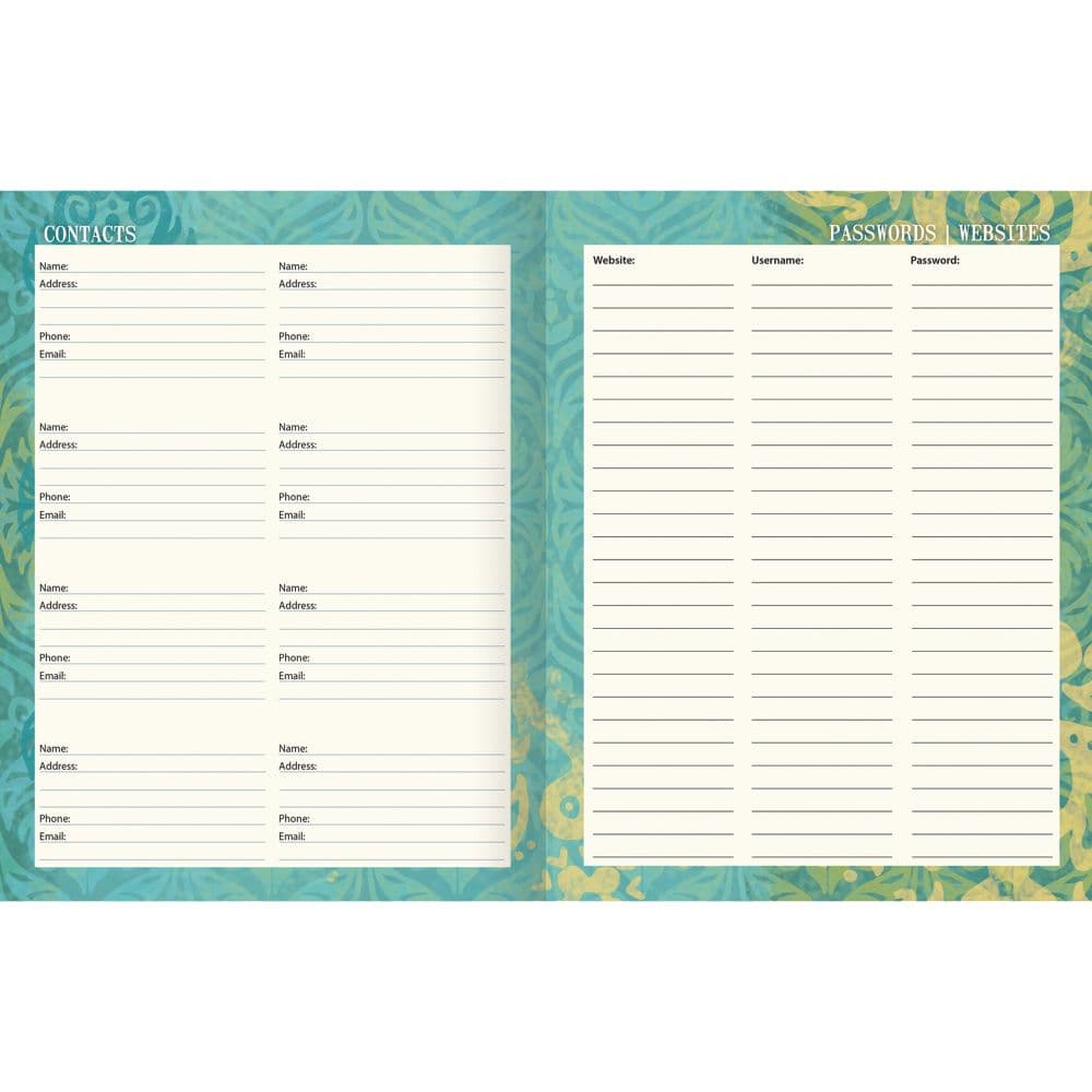 Bohemian by Susan Winget 2025 Monthly Planner Third Alternate Image width="1000" height="1000"