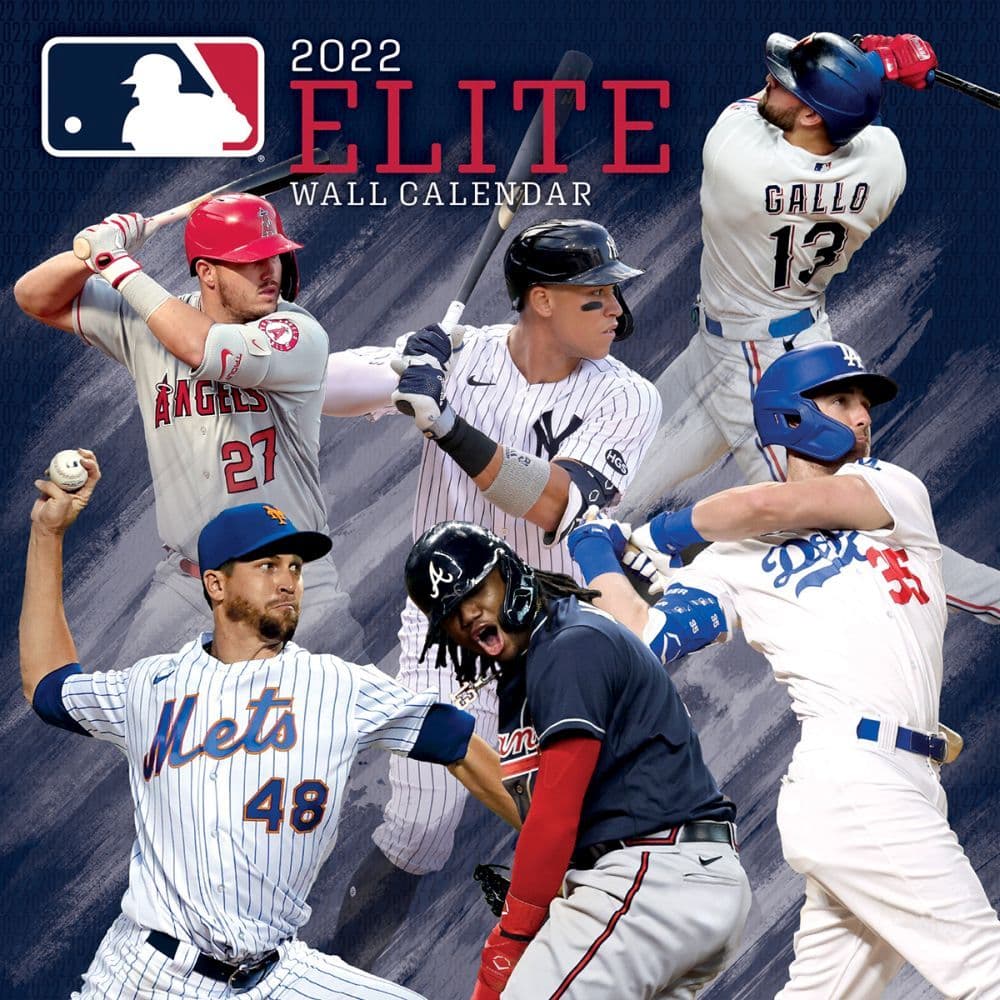 Calendrier Mlb 2023 Mlb Elite 2022 Wall Calendar - Calendars.com