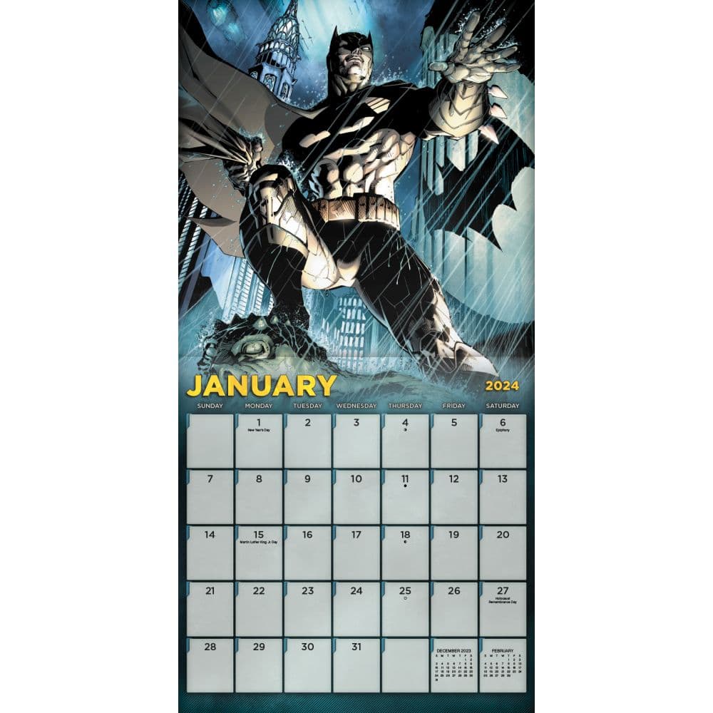 Batman 2024 Wall Calendar - Calendars.com