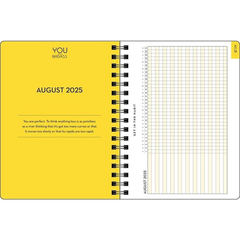 You Are a Badass 2026 Planner Second  Alternate Image