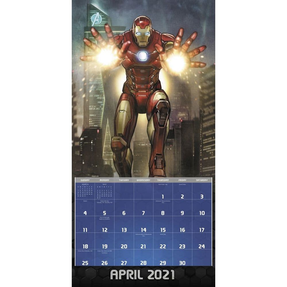 Avengers Video Game Wall Calendar - Calendars.com