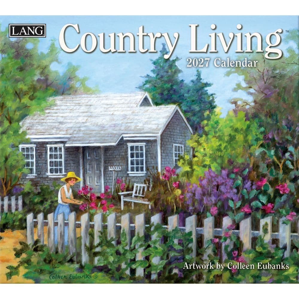 Country Living 2027 Wall Calendar by Colleen Eubanks Main Product Image