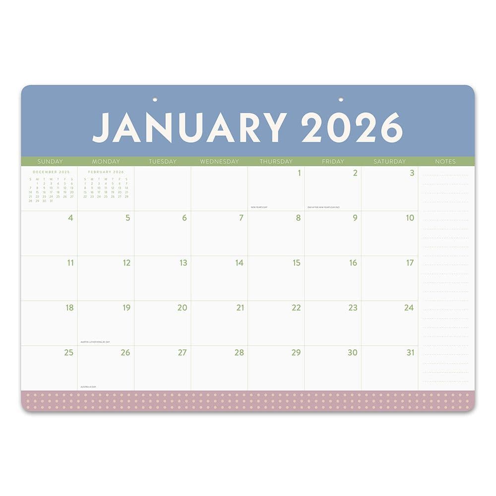 Color Block Decorative 2026 Desk Pad Third Alternate Image