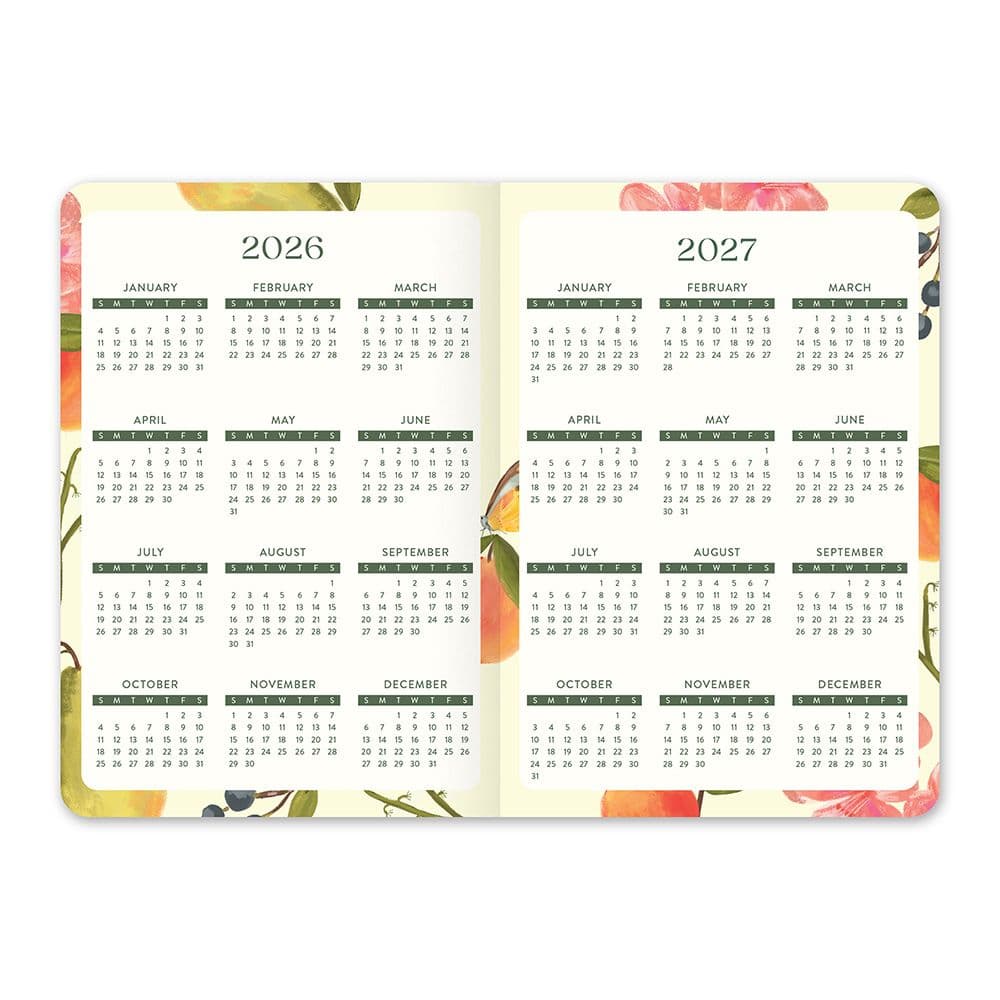 Fruit and Flora 2027 Monthly Pocket Planner Fourth Alternate Image