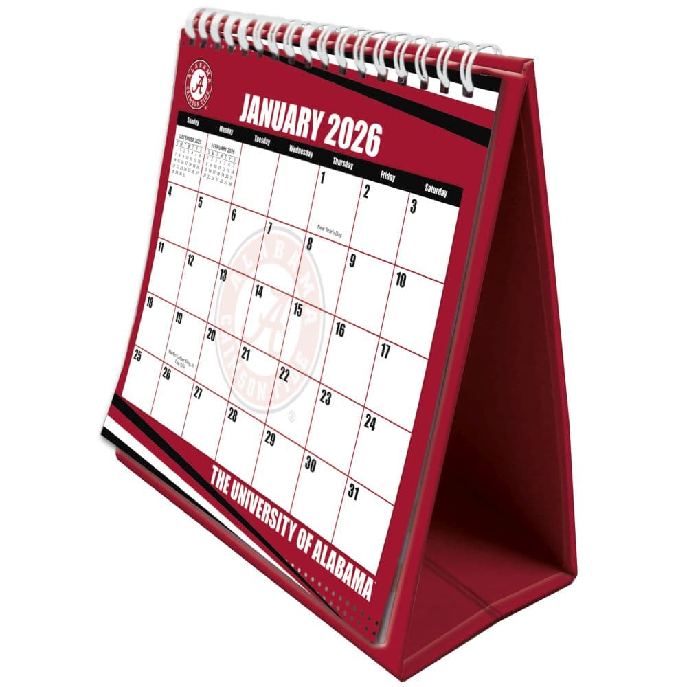 Alabama Crimson Tide 2026 Easel Desk Calendar First Alternate Image