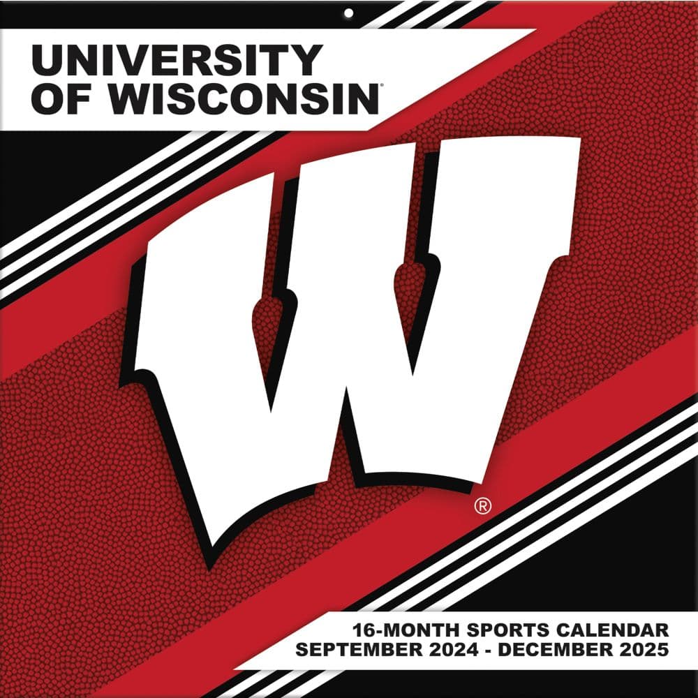 COL Wisconsin Badgers 2025 Wall Calendar