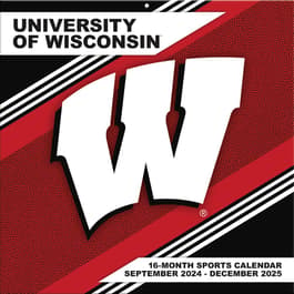 University of Wisconsin Badgers 2025 Wall Calendar