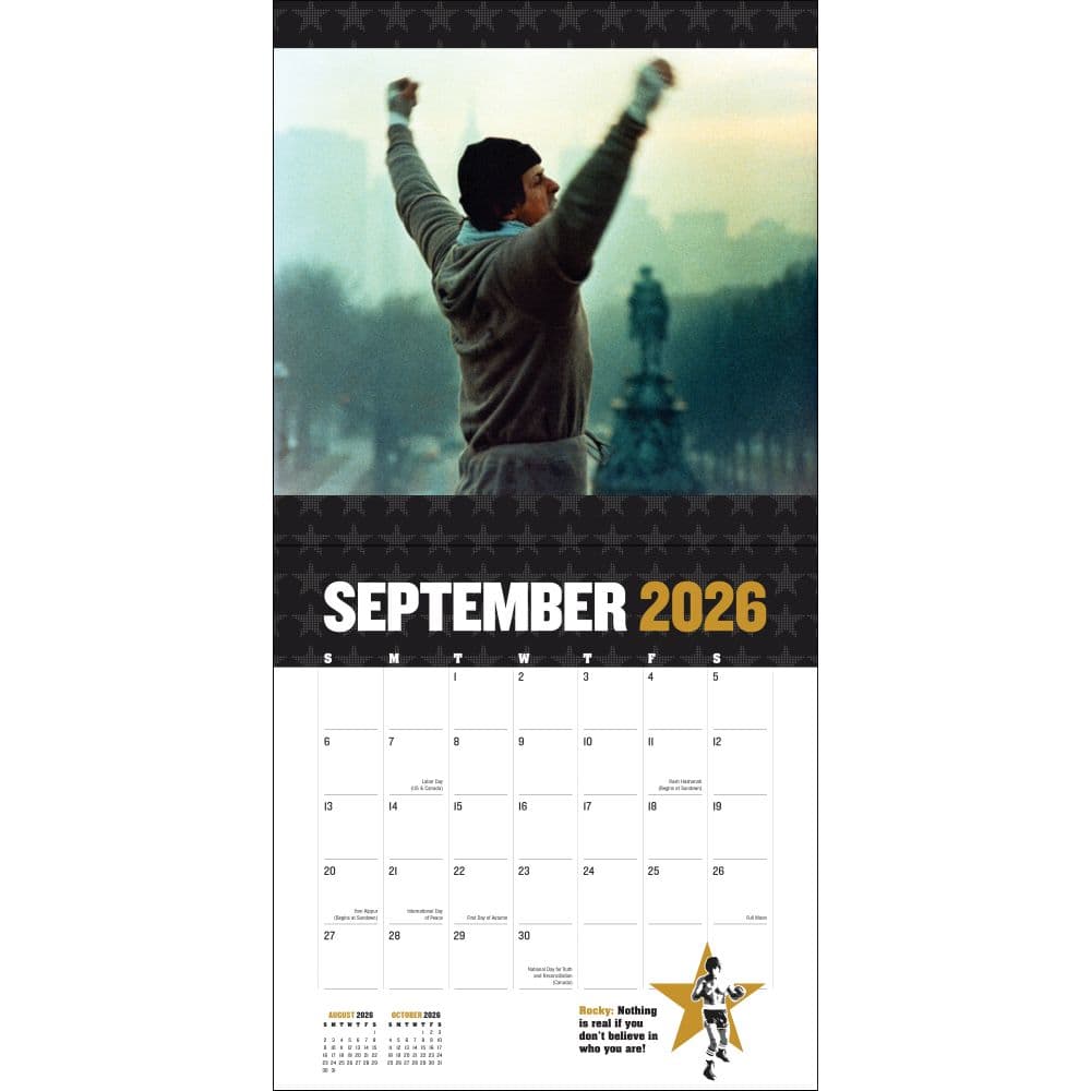 Rocky 2026 Wall Calendar Fourth Alternate Image