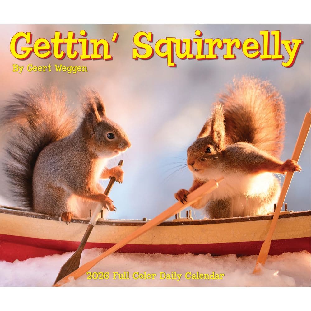 Gettin Squirrelly 2026 Desk Calendar Fourth Alternate Image