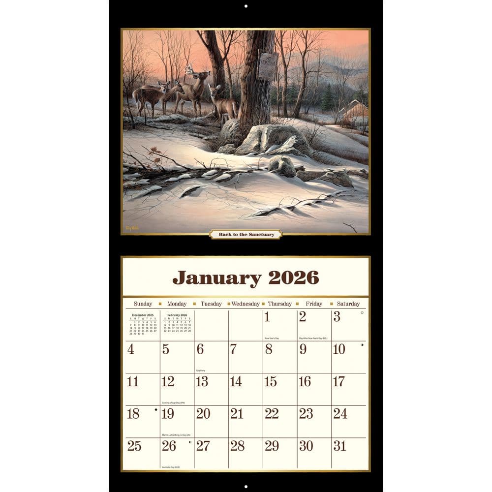 Terry Redlin 2026 Wall Calendar by Terry Redlin_ALT1