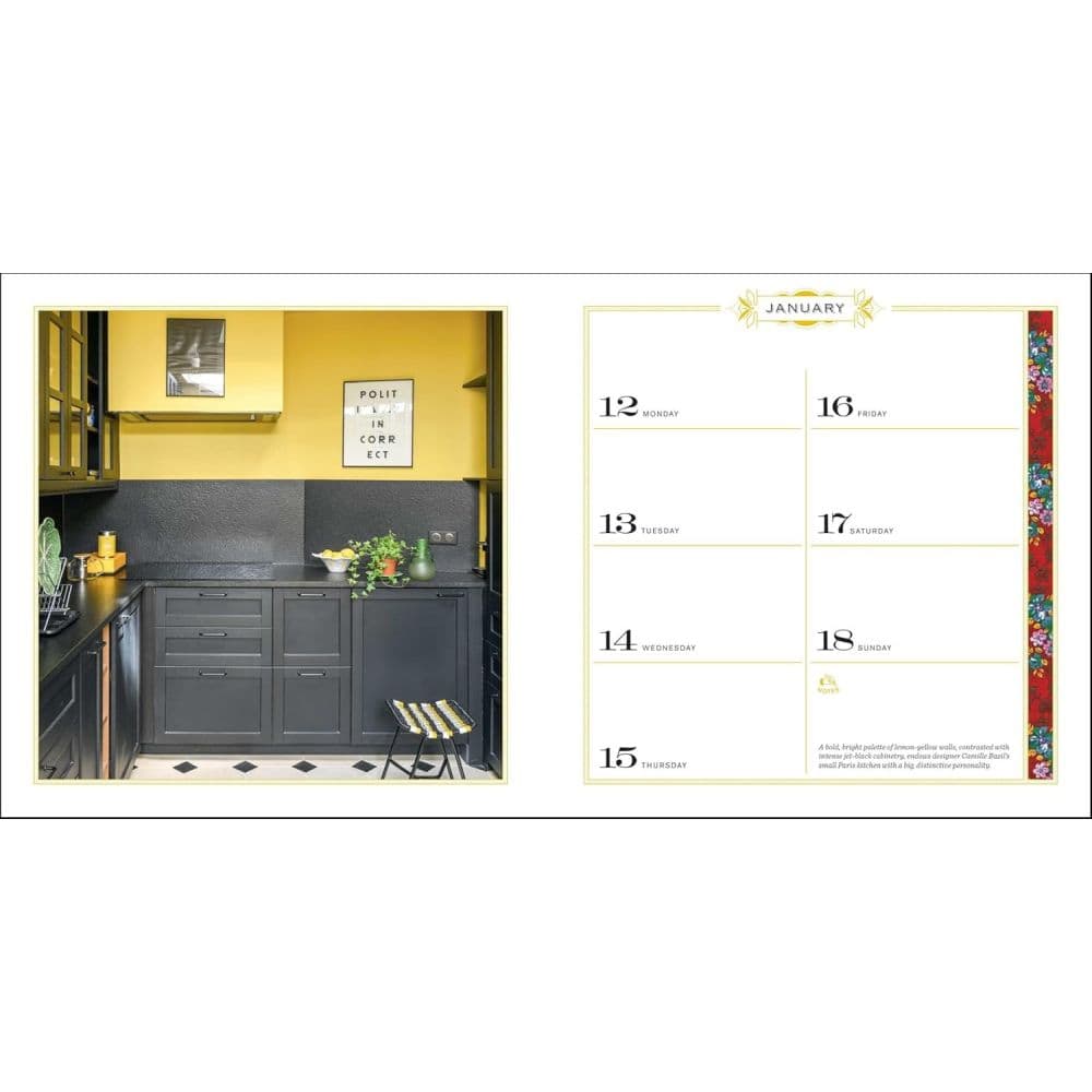 French Country Diary 2026 Engagement Planner Fourth Alternate Image