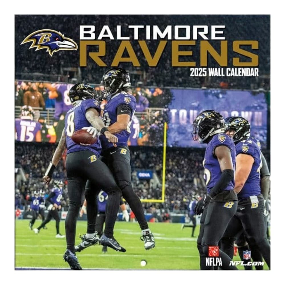 NFL Baltimore Ravens 2025 Mini Wall Calendar