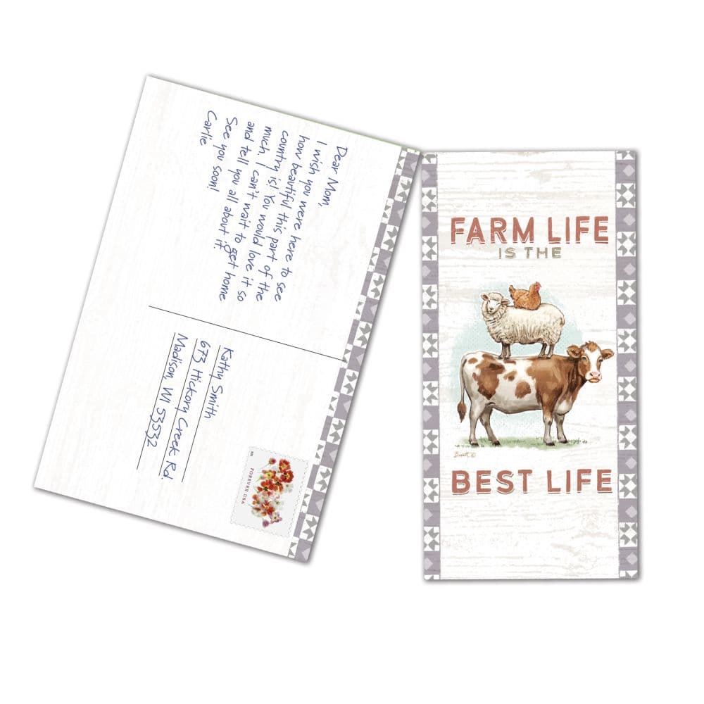 Farmhouse Postcard 2026 Desk Calendar by Chad Barrett Second Alternate Image