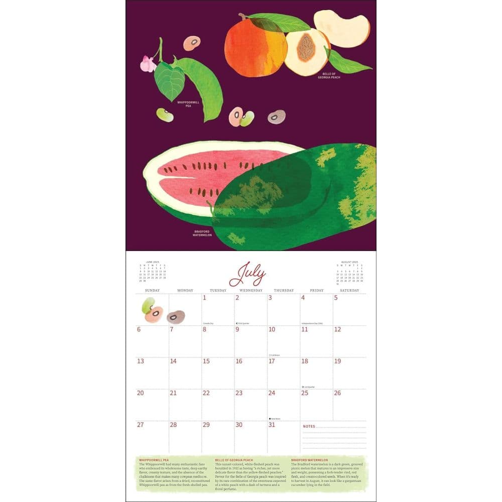 American Flavors 2025 Wall Calendar Third Alternate Image width=&quot;1000&quot; height=&quot;1000&quot;