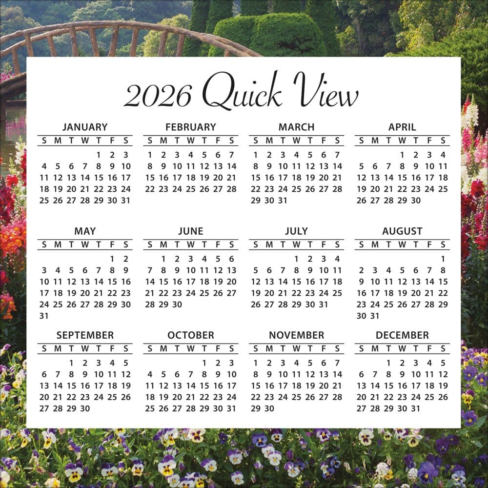 Flowers 2026 Desk Calendar_ALT4