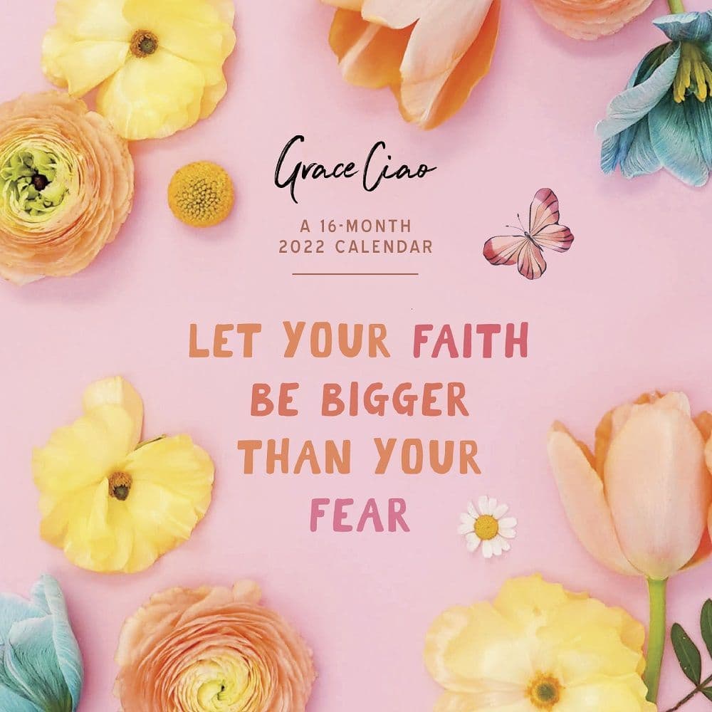 Faith Grace Ciao 2022 Wall calendar
