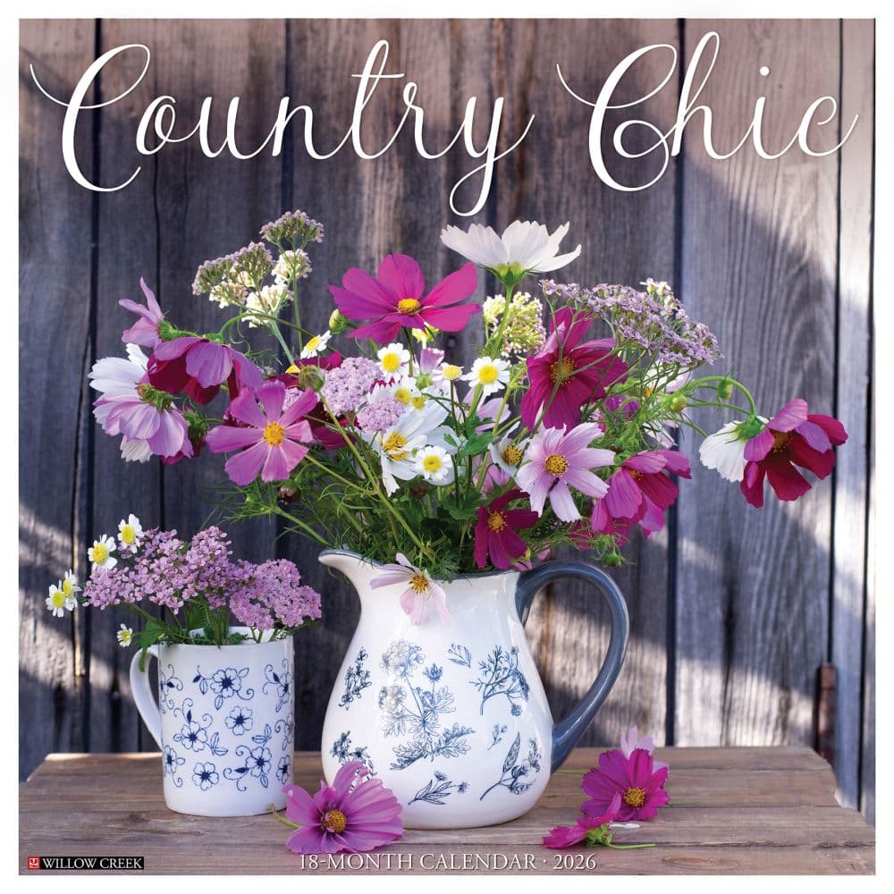 Country Chic 2026 Wall Calendar Main Image