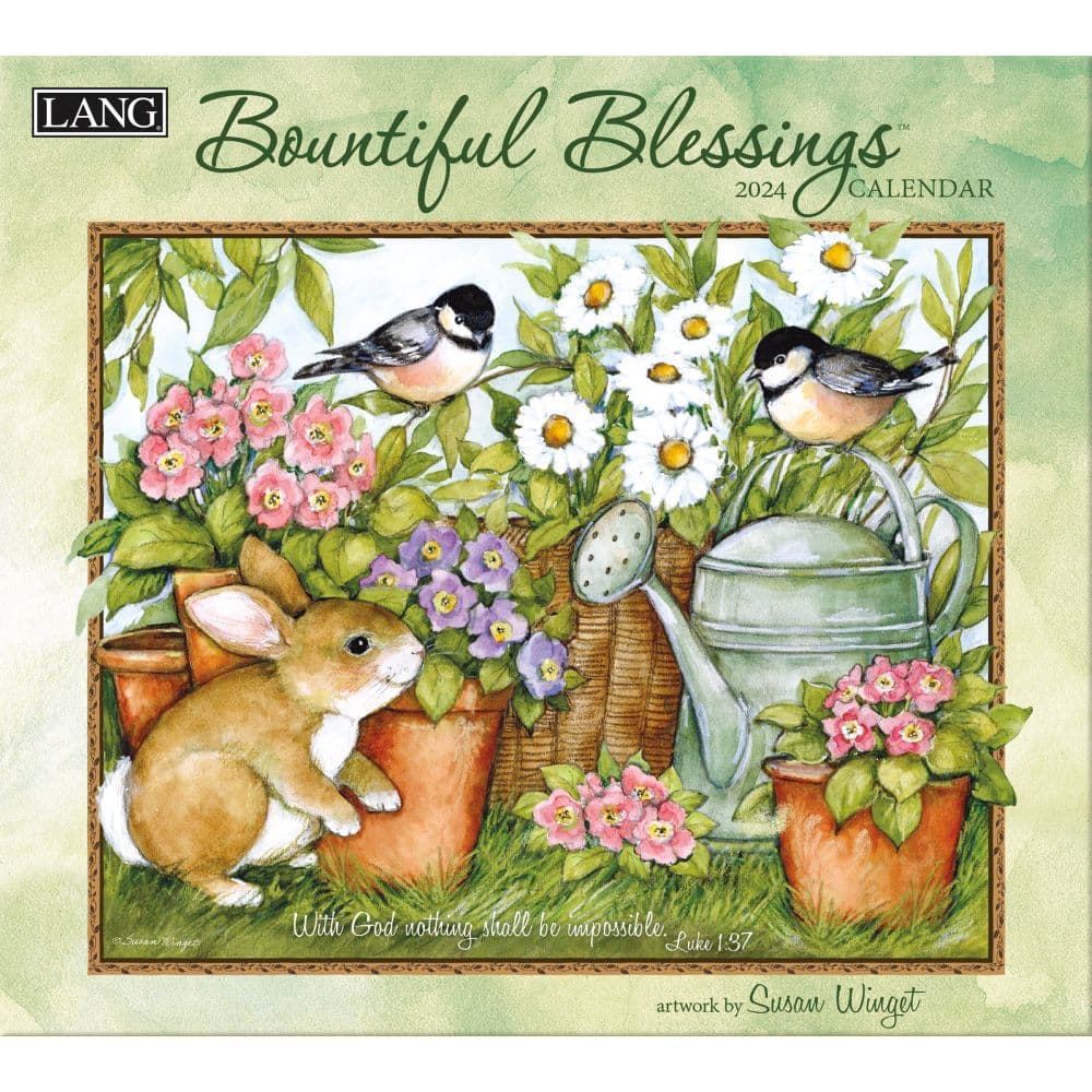 Bountiful Blessings 2024 Wall Calendar