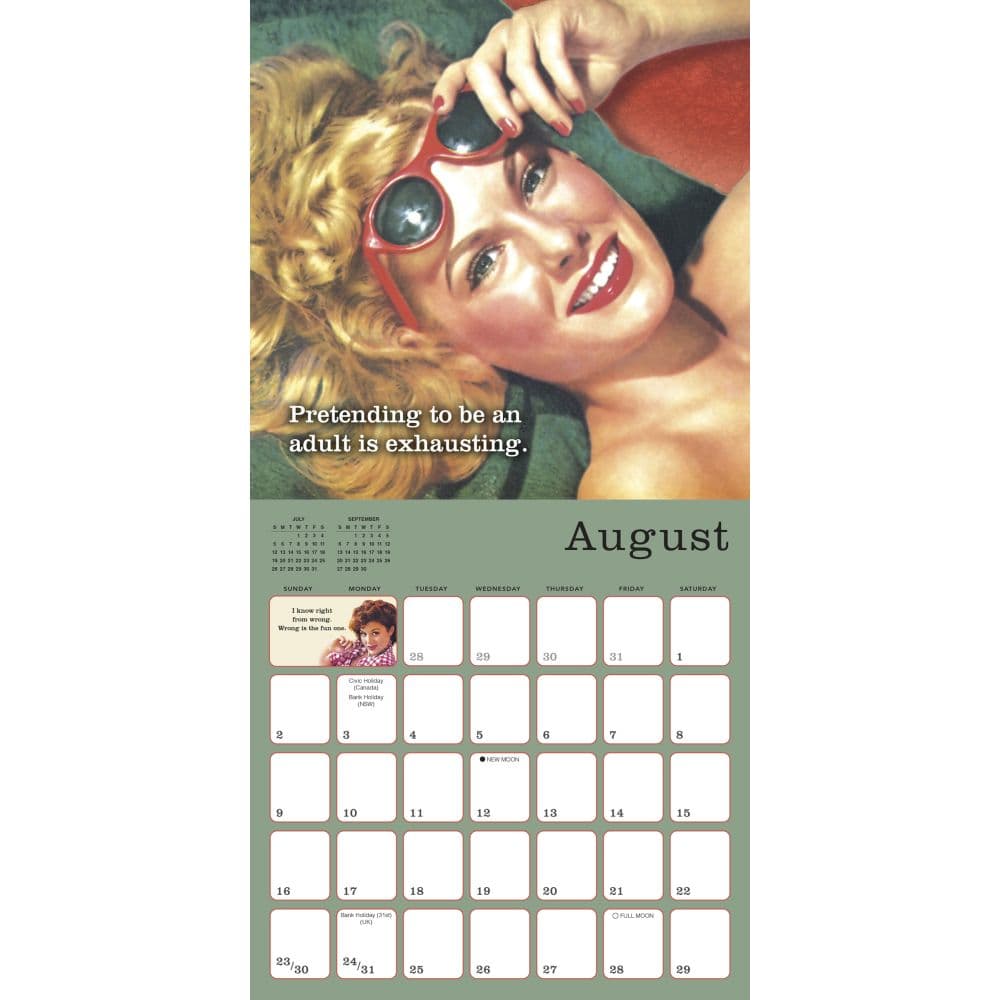 B Word 2026 Wall Calendar Third Alternate Image