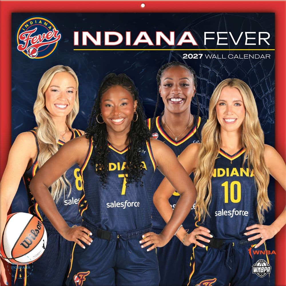 image Indiana Fever 2027 Wall Calendar Main Product Image