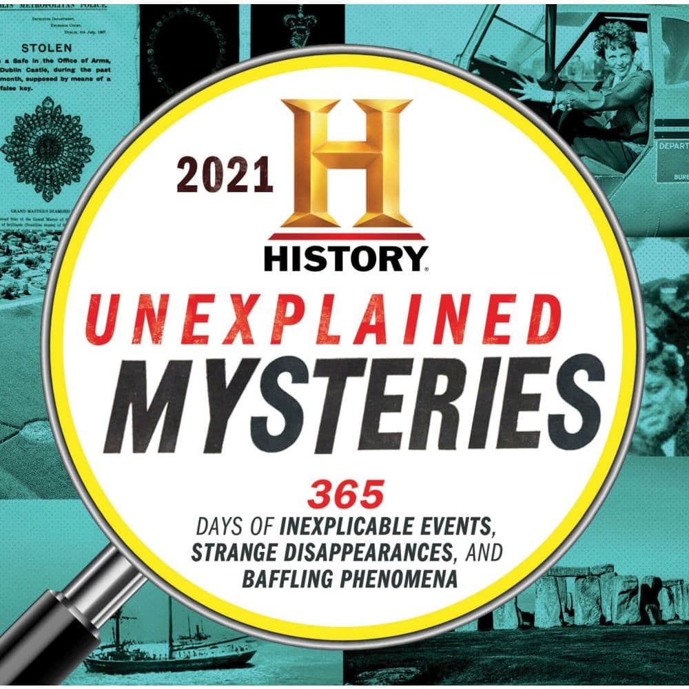 2021 Unexplained Mysteries History Chan Desk Calendar
