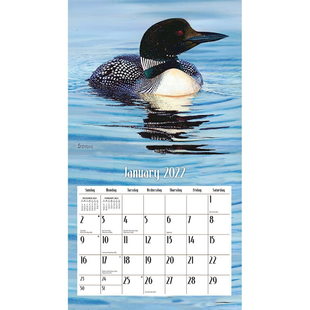Loons Schedule 2022 Loons On The Lake 2022 Wall Calendar - Calendars.com