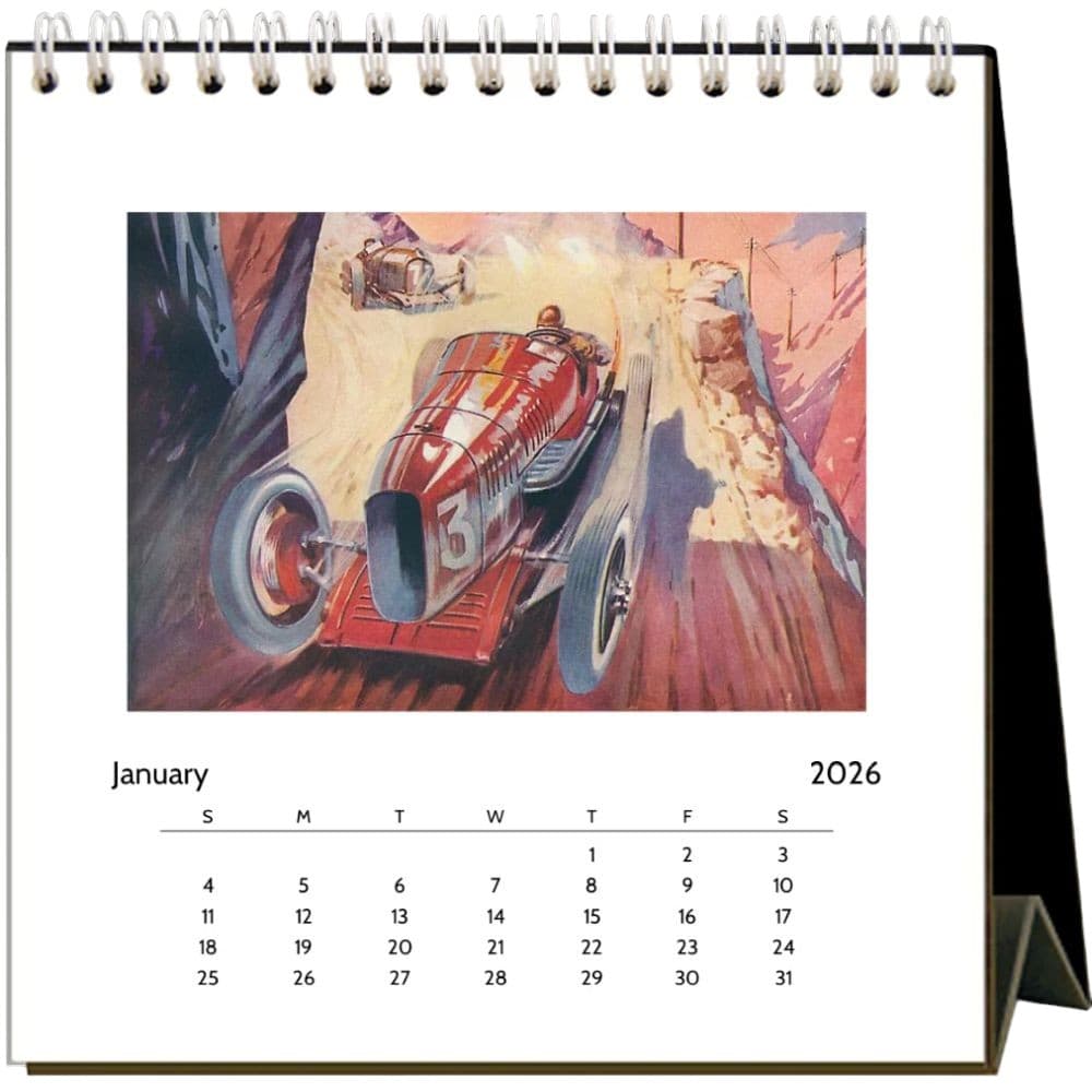 Sports Cars 2026 Easel Desk Calendar Second Alternate Image