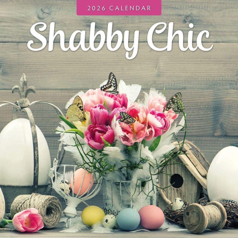 Shabby Chic 2026 Wall Calendar Main Product image