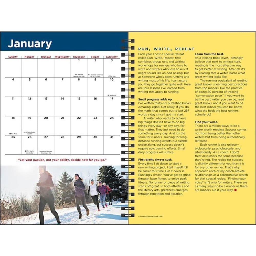 Runners Log 2026 Engagement Planner Second Alternate Image