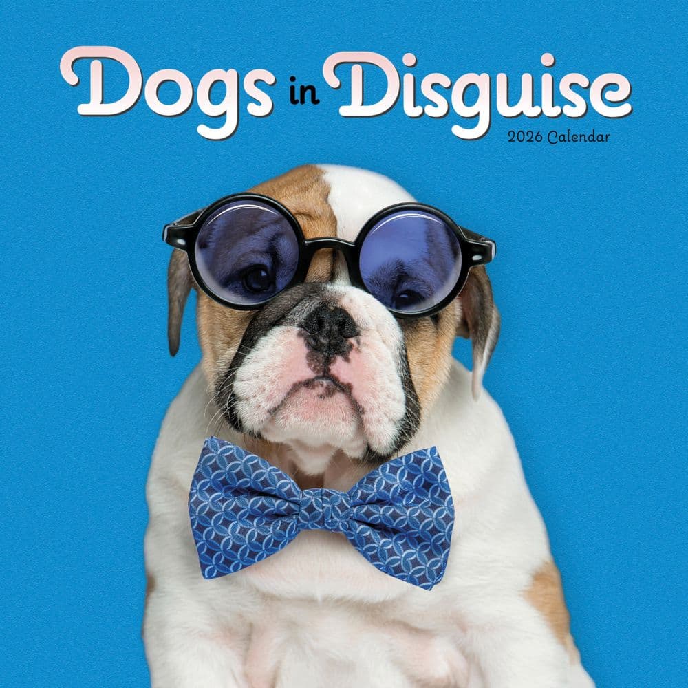 Dogs in Disguise 2026 Wall Calendar Main Image