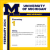 image Michigan Wolverines 2024 Desk Calendar Third Alternate Image width=&quot;1000&quot; height=&quot;1000&quot;