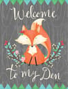 image My Den Outdoor Flag Large - 28 x 40 by LoriLynn Simms Main Image