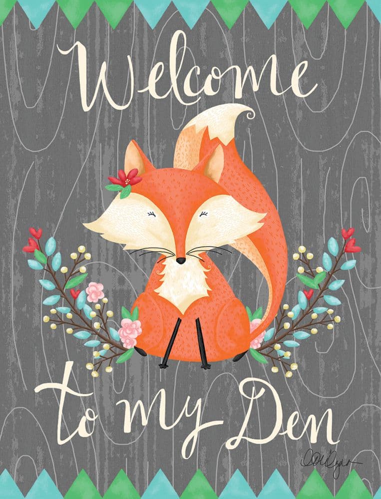 My Den Outdoor Flag Large - 28 x 40 by LoriLynn Simms Main Image