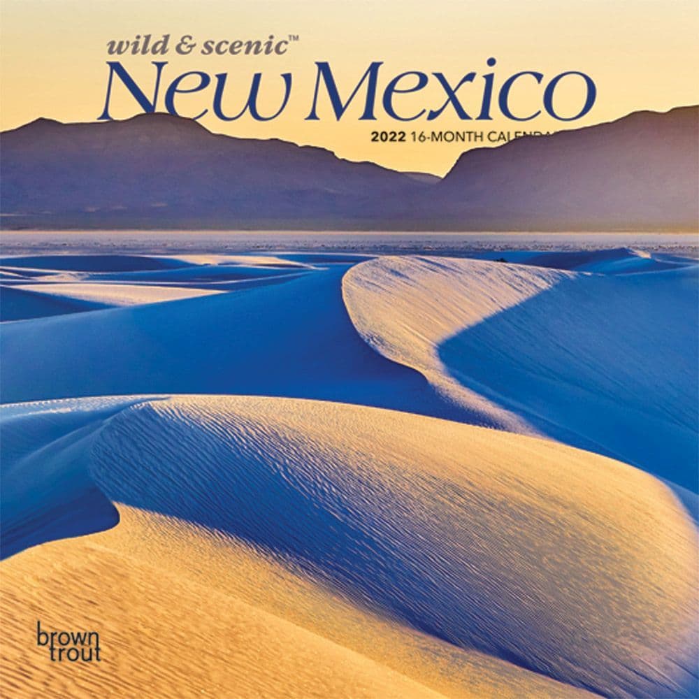 New Mexico Wild and Scenic 2022 Mini Wall Calendar