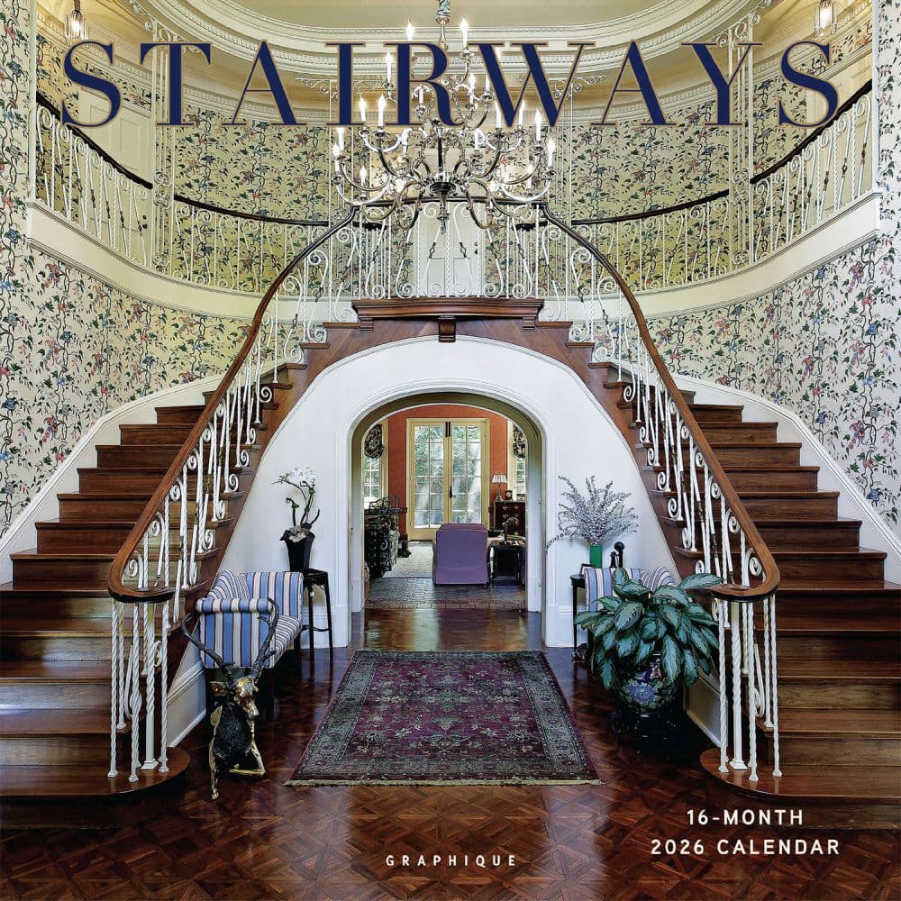 Stairways 2026 Wall Calendar  Main Image