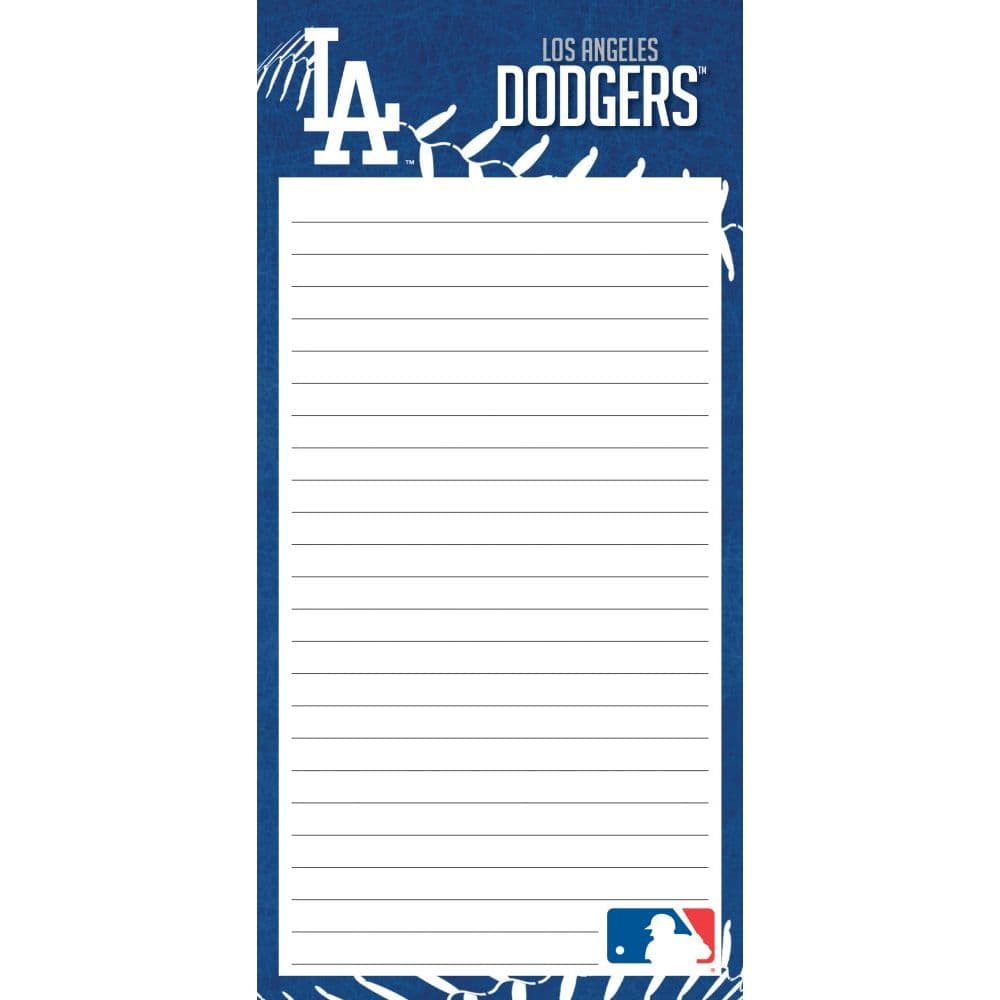 Los Angeles Dodgers List Pad (2 Pack)
