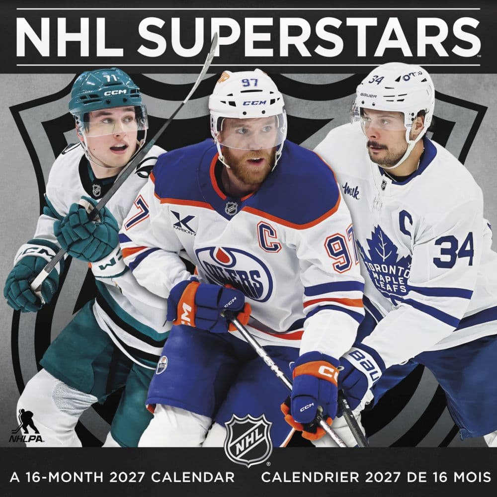 image NHL Superstars -Bilingual French- 2027 Mini Wall Calendar Main Product Image