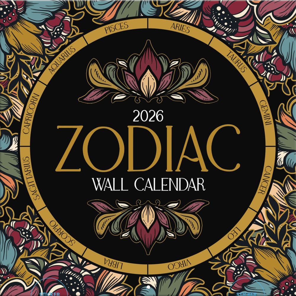 Zodiac 2026 Wall Calendar_Main Image