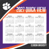 image Clemson Tigers 2027 Desk Calendar Fourth Alternate Image