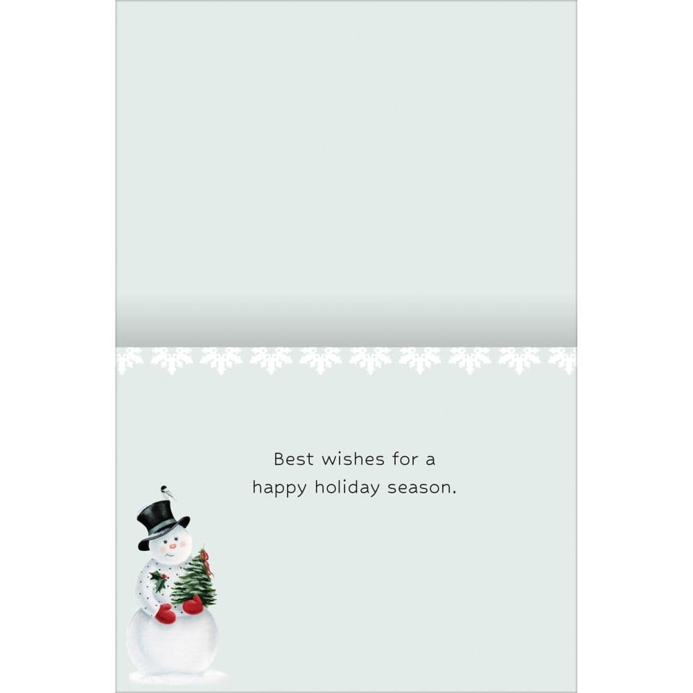 Jolly Snowmen Luxe Christmas Cards Alt1
