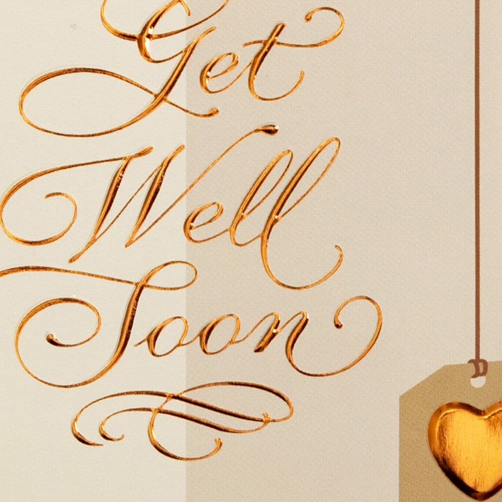 Die Cut Tea Cup Get Well Card Fifth Alternate Image width="1000" height="1000"
